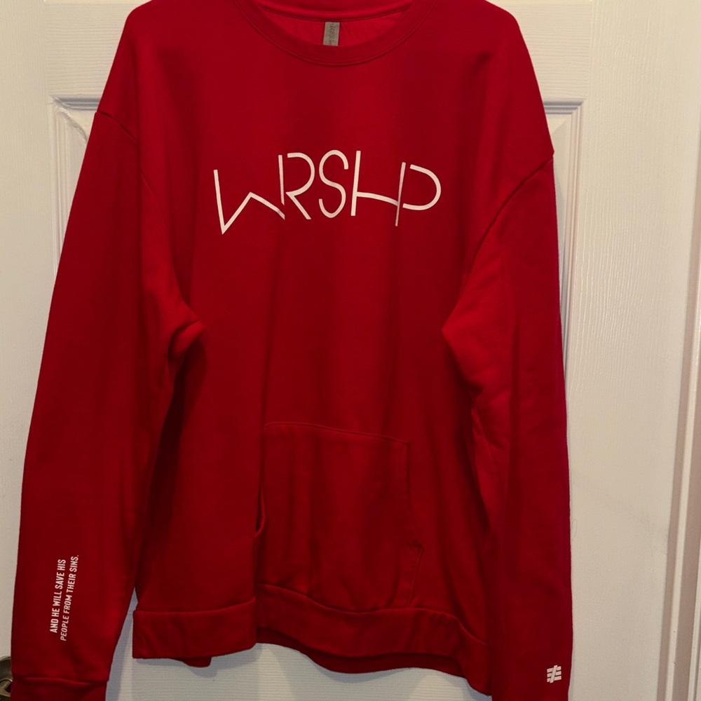 Next Level Apparel Red Men's Sweater